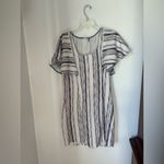 Anthropologie Akemi + Kin Jovanie ruffle tunic dress S 59% cotton Photo 4