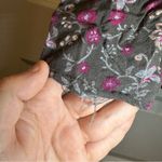 Aeropostale  Grey/Purple Floral Print Short Flutter Sleeve Blouse S Photo 8