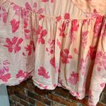 We The Free Free People womens Moon City floral printed babydoll peach S Photo 4