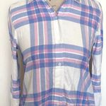 Banana Republic Womens Button Down Shirt Plaid Sz XS South Western Rodeo Soft Photo 3