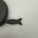 Rolf’s Leather Sleeping Cat Small Coin Purse Keychain Bag Charm Zip Kitty Gray Photo 7