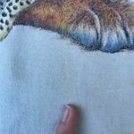 Habitat Vintage 90s  Wilderness Cheetah Lion Big Cats Nature Graphic Tan T-shirt Photo 10