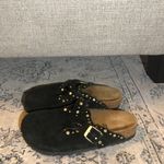 Birkenstock  Boston Rivets Suede Leather Clog Black Photo 4