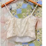 frame denim Tiger Mist Athena Cupid Fairy Floral Y2K Coquette Tinkerbell Blouse Top Small Photo 1