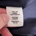 Madewell  Nico Mini Silk Skirt W0 Blue/White Photo 6