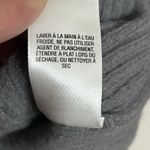 Cabela's  100% Lambs Wool Leather Elbow Patch Cardigan Size Small Gray Shawl Neck Photo 7