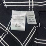 Venus Women's Black White One Piece Button Down Back Zip Twofer Dress Sz 6 Photo 8