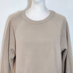 Doe & Rae Tan Oversized Pullover NWT Size Small Tan Oversized Sweatshirt Photo 2