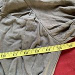 Garnet Hill  Top Womens Gray Mock Wrap Stretch Boho Blouse Xs X-small Photo 4