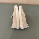 Rothy's The Sneaker Slip on Shoes in Sand With Blue Trim Women’s Size 7 Photo 3