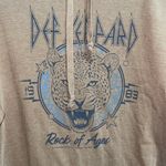 INA Women’s Vinyl Icons Def Leppard Band Brown Medium Hoodie Photo 1