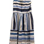 Vince Camuto  Dress Blue Striped Photo 1