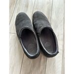 Dansko Shoes Womens 37 Patti Suede Gray Slip On Sneaker Vibram Clog Mule Photo 1