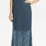 NWT Gather & Gown Kayla timeless blue lace dress Size 12 Photo 0