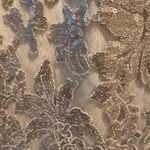 Tadashi Shoji Rose Gold Sequin Lace Floral Evening Cocktail Dress 4 Romantic Photo 3
