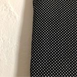 Maison Jules Black White Polka Dot Mid Rise Straight Leg Dress Crop Ankle Pants Photo 5
