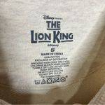 The lion King Disney puffy lion head sweatshirt oatmeal womens size small Photo 3