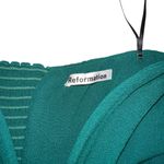 Reformation Remy Emerald Green Plunge Strapless Top 10 Photo 3
