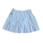 Alo Yoga Alo Varsity Pleated Tennis Skirt Pickleball Size L White Photo 1