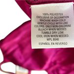 Morgan Taylor NEW Intimates Warm Raspberry Lace Satin Lingerie Mini Slip Dress Photo 4