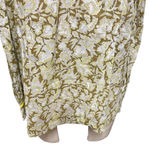 Roberta Roller Rabbit Yellow and Brown Floral Print Peasant Top Size XS Photo 3