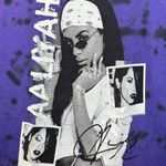 Aaliyah Signed Polaroid Collage Queen of Urban Pop Tie Dye M Photo 1