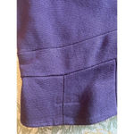 Ann Taylor Womens Midi Skirt Pencil Cut Back Zip Plum Petite Size 8 Photo 6