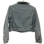 Newbury Kustom Newberry Kustom Blue Corduroy Cropped Button Up Jacket with Pockets Medium Photo 1