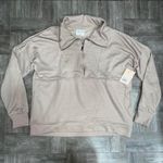NEW Wilo Tan Half Zip Size Small Photo 0