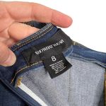 Who What Wear  Front Slit Knee-Length Denim Stretch Skirt Photo 10