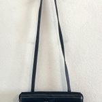 Fossil Like new black leather  crossbody bag with built in wallet. Sz 10.5” x 6.5” Photo 0