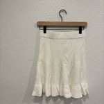 Free People NWT  solid gold white ribbed skirt Photo 4