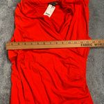 Brooks Brothers  Vibrant Red Sleeveless Blouse Photo 4