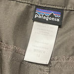 Patagonia women's convertible hiking pants brown athletic size 10 Photo 1
