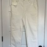 Madewell The Perfect Vintage Crop Jean Womens Size 30 Raw Hem Edition Tile White Photo 3