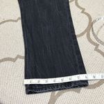 Old Navy  high rise slouchy straight distressed button fly black jeans, 12 tall Photo 7