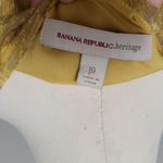 Banana Republic Heritage yellow printed sleeveless chiffon midi dress size 10 Photo 6