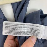 Abercrombie & Fitch Sheen V-Neck Cropped Racerback Tank Top Blue Size Small Photo 7