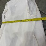 Bryn Walker  White Linen Asymmetrical Vest Womens Boho Coastal Fairy Photo 7