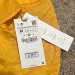 ZARA tie back orange strapless top NWT medium Photo 3