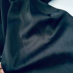 Lulus  Romantic Allure Black Satin Asymmetrical Mini Dress Photo 13