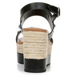 Espadrille Platform Beaded Black Size 11 Photo 2