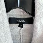 SABA Little Karlie Cardigan in Grey Marle Merino Wool Gray Size M Photo 5