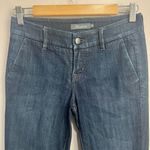 Level 99 Anthropologie Dark Wash Lyocell Skinny Trouser Stretch Jeans Sz 25 Blue Photo 1