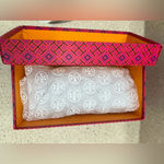 Tory Burch  Chelsea Leather Flip Flop/Safari Crystal Sock- Milled (Size 7.5) Photo 11