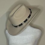 Amazon Beige Cowboy Hat with Black Concho Band – Never Worn – Adjustable Fit Photo 1