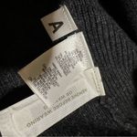 Loft Gray Kit and Faux Fur Moto Style Sweater Jacket Photo 5