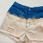 Bill Blass Vintage  high waist tie dye cutoff shorts Photo 0