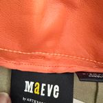 Anthropologie Maeve The Colette Faux Leather Mini Skirt, Size L Photo 9