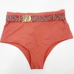 NWOT PALM Swimwear Swim + Resort Swim Bottoms Mesa High Waisted Belt SZ Large Photo 3